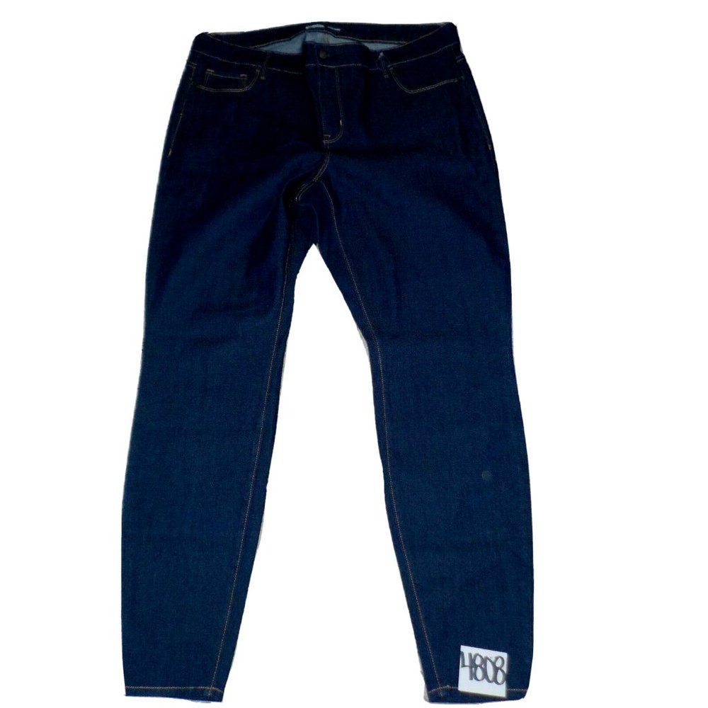 NEW Old Navy Super Skinny Jeans Stretchy Denim Blue Womens Plus Size (42 x 32)